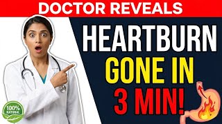 Stop Heartburn in 3 Minutes! Doctor's Natural Fix (No Antacids)