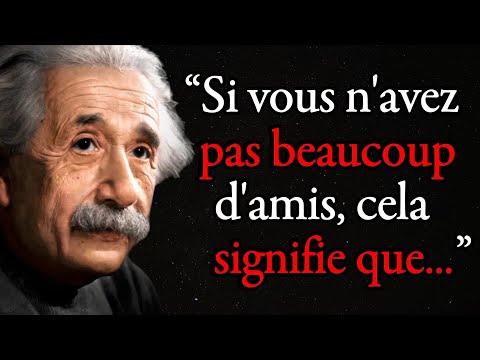 Les citations d'Albert Einstein qui changent la vie | Citation Einstein | Citation sur la vie