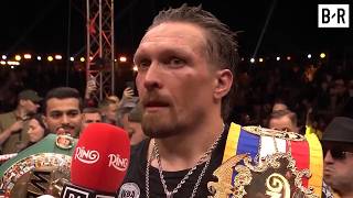 Oleksandr Usyk Reacts to Win vs. Rico Verhoeven by TKO