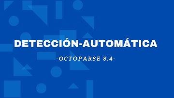 Lección 1: Extraer datos desde CERO con la detección automática de Octoparse