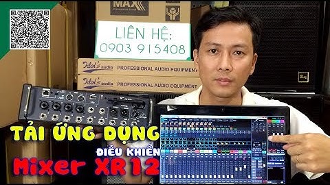 12 | Tải ứng dụng chỉnh Mixer XR12 qua Laptop