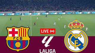 [LIVE] Barcelona vs Real Madrid La Liga 26/27 Full Match - Video Game Simulation