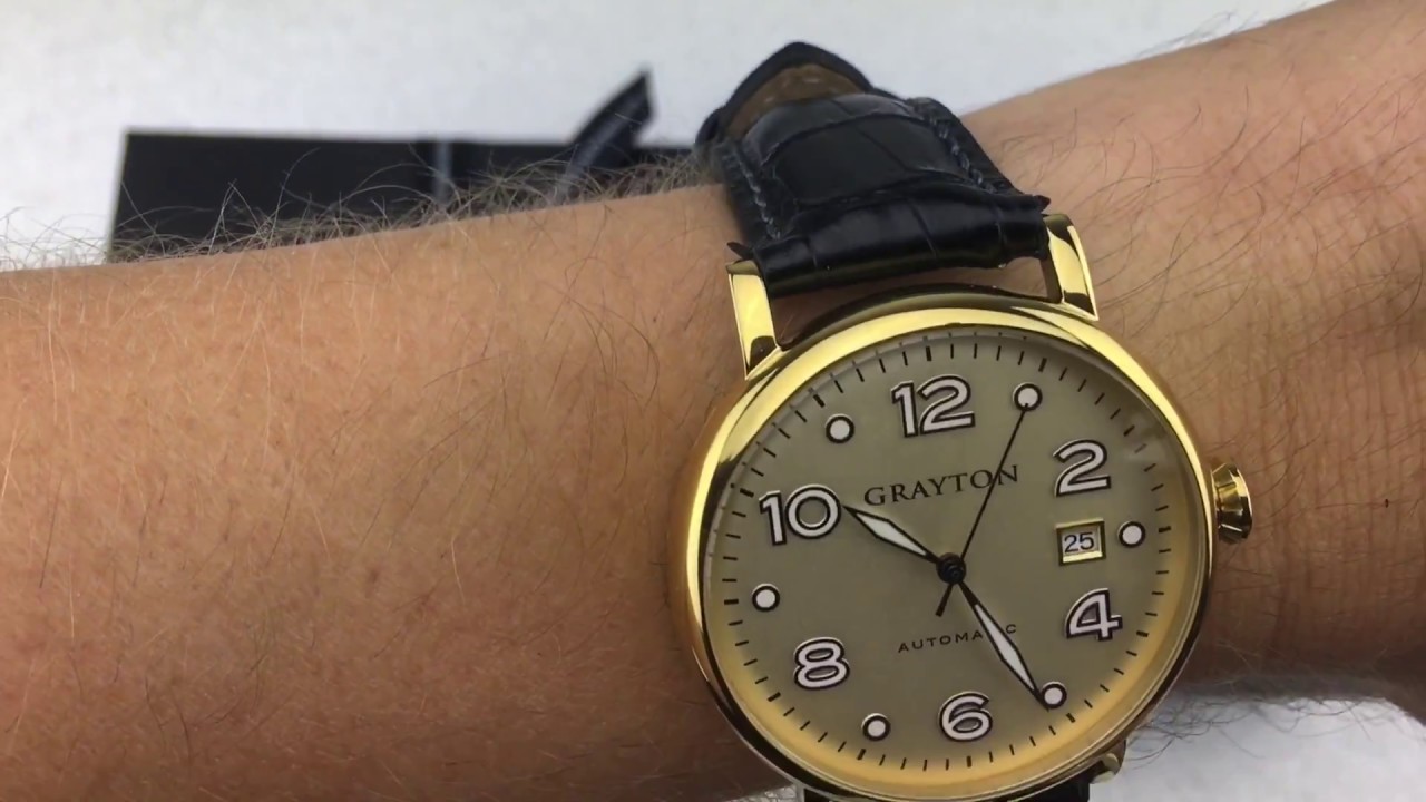 Watch Gang Black October 2017 Follow Up Review Grayton Classic Watch!!!