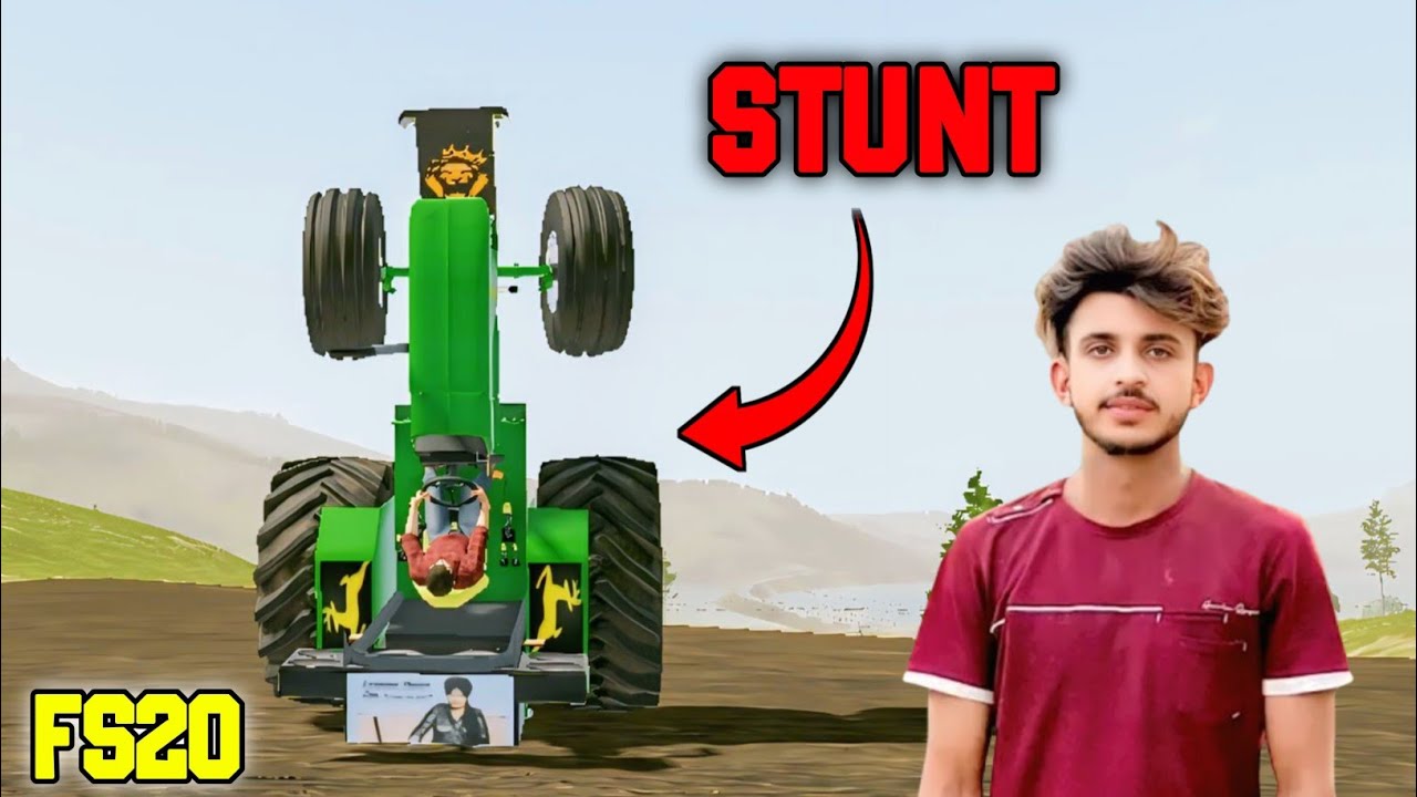 NISHU DESHWAL TOCHAN KING STUNT 🔥 IN FS 20 😱 || HOW TO DOWNLOAD FARMING SIMULATOR ON ANDROID MOBILE✅
