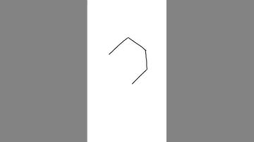 How to draw a 3D hexagon block #art #shorts