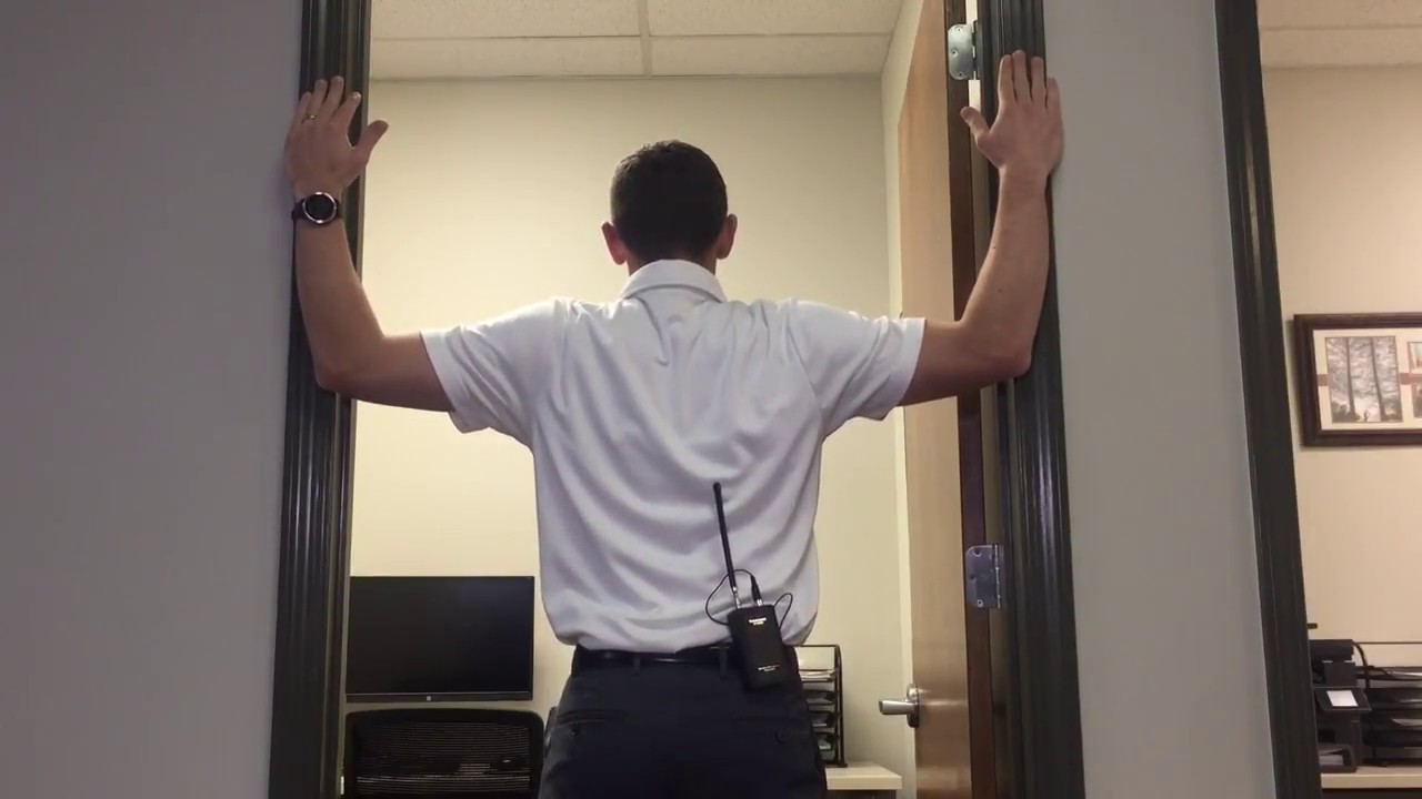 Doorway Stretch For Rounded Shoulders YouTube