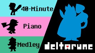 [Reupload] 40-minute Deltarune Chapter 1 x Undertale Piano Medley screenshot 1