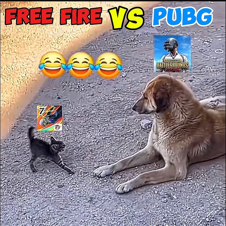FREE FIRE 🔥 VS PUBG 🎯🔥😈#freefire