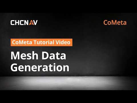 CoMeta Tutorial | 3D Mesh Generation from Aerial Images | CHCNAV