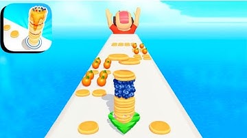 Pancake run | All levels gameplay android, IOS