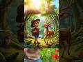 একটি শিশু ও তার হরিণ #মহাভাবনা #tech_israfil  #facts #ytshorts #ytshorts #cartoon #মহা