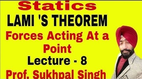 STATICS Bsc 2nd // Lami 