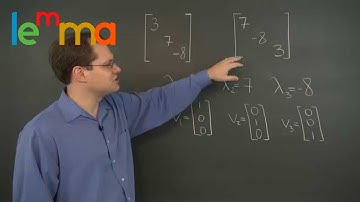 Linear Algebra 17a: Easy Eigenvalues - Diagonal Matrix
