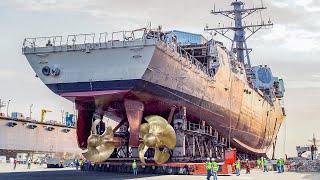 Hypnotic Process of Launching New US Navy Billion $ Ships
