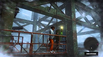 Infamous: First Light - Ending: Fetch Chases Shane In Snow, Platforming, Acquire Power From Drone