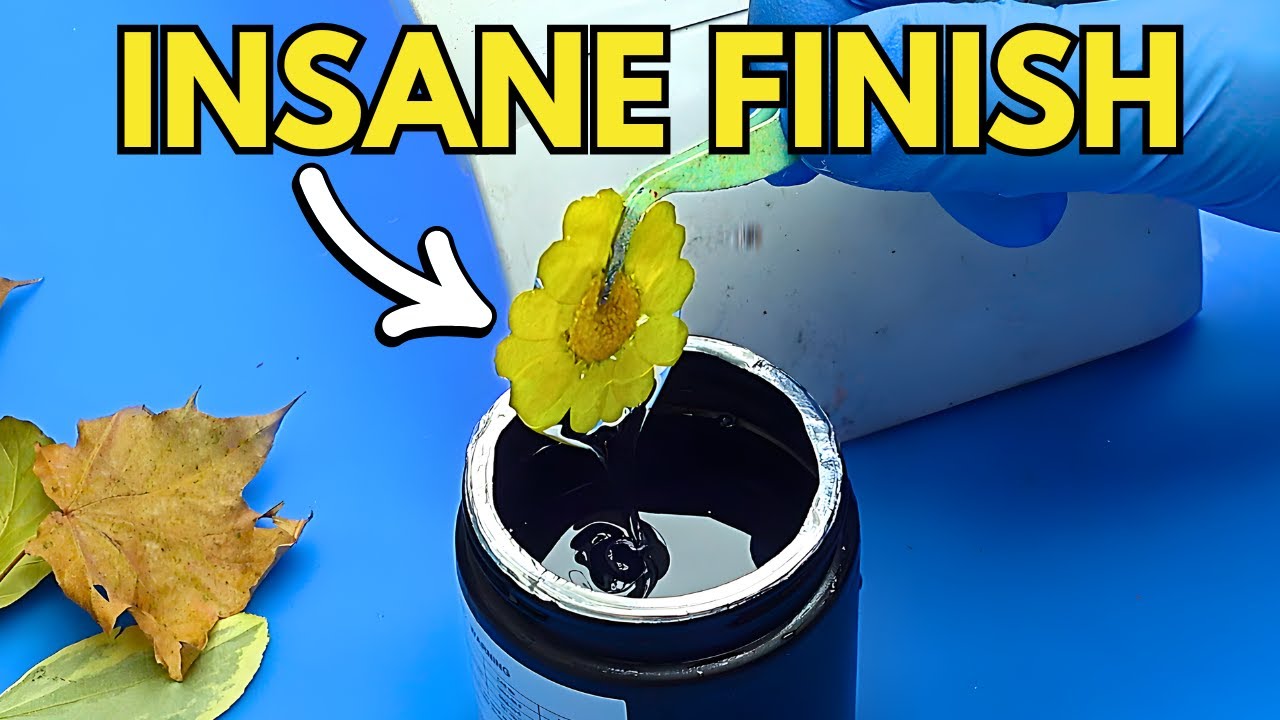 Самый блестящий эффект погружения в смолу, который вы когда-либо видели