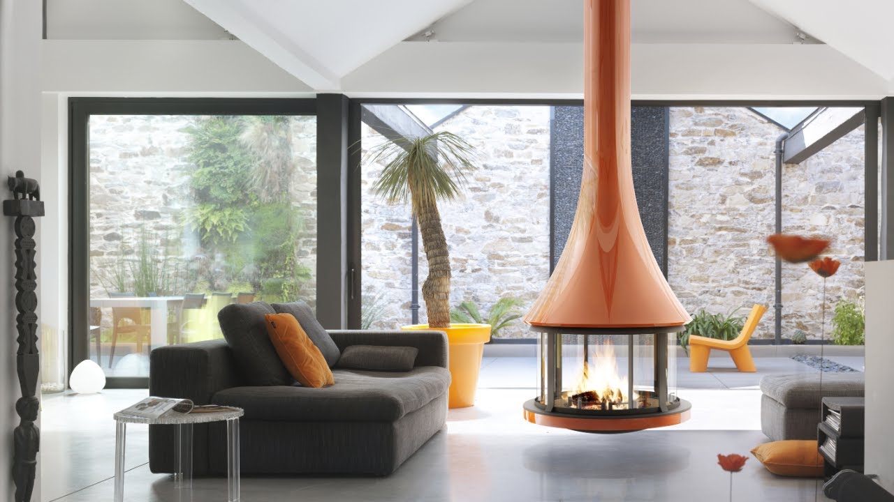Zelia 908 Central - Designer Fireplace - Caleo Ltd