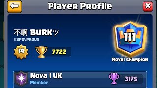 Giant Graveyard skeleton king best deck in Clash Royale Burk