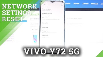 How to Reset Network Settings in Vivo Y72 5G - Access Network Options