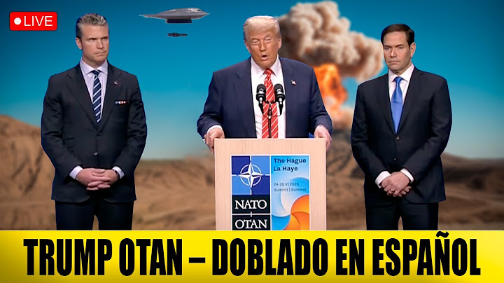 🔴 EN VIVO: EL DISCURSO MÁS PODEROSO DE TRUMP EN LA OTAN