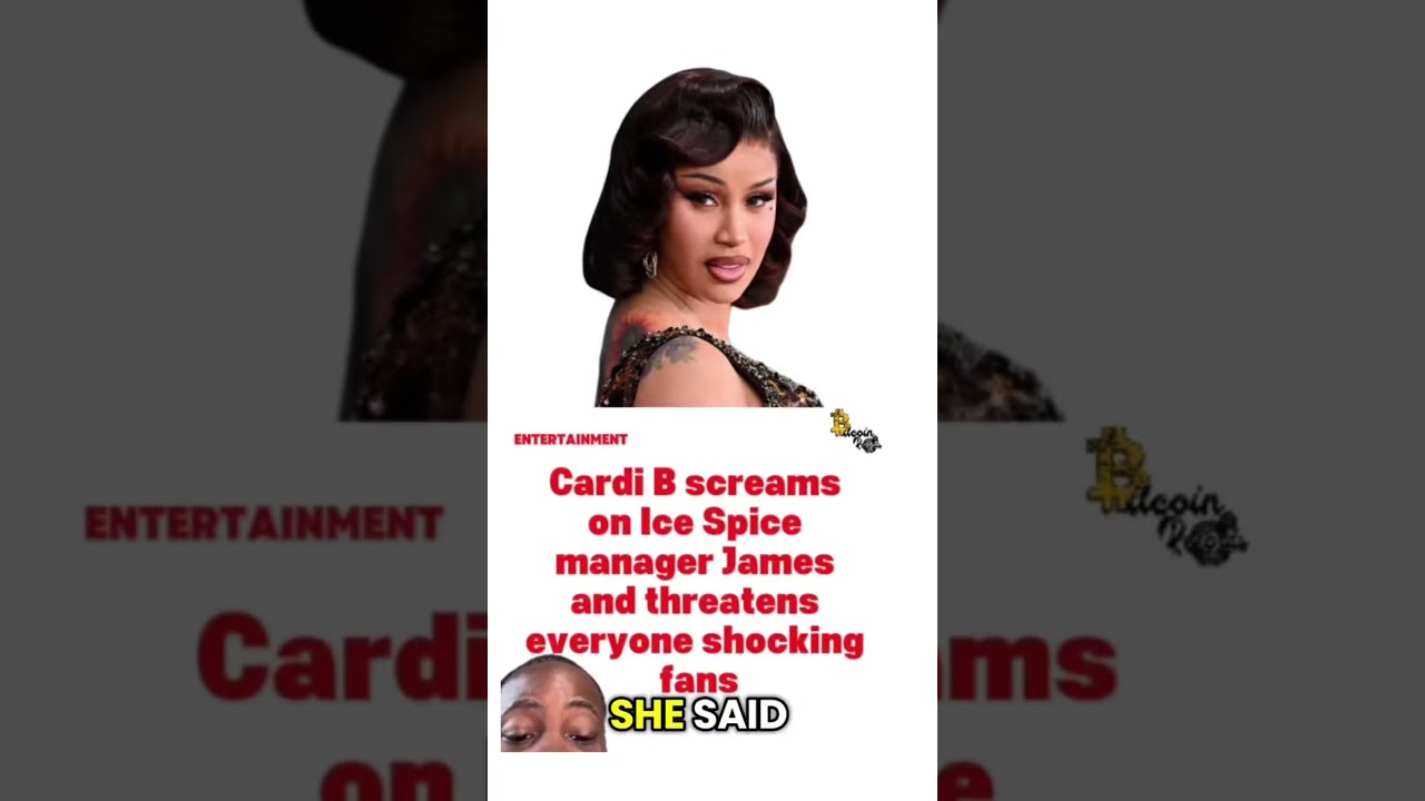 Карди Би шокирует фанатов своим выступлением о менеджере Ice Spice Джеймсе.