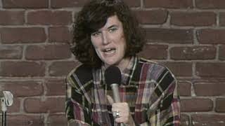 Paula Poundstone being self conscious about her poofy pants 1988