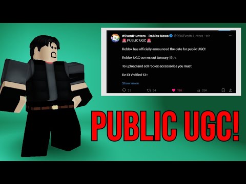 EventHunters - Roblox News on X: ROBLOX UGC NEWS‼️ Roblox stated