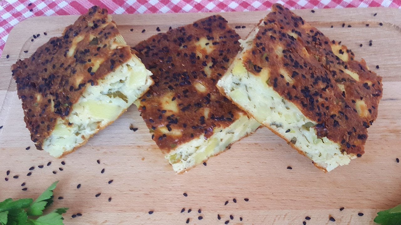 PATATESLİ KEK / TUZLU KEK TARİFİ / PEYNİRLİ PATATES KEKİ NASIL YAPILIR
