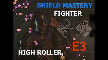 Solo High Roller | Counter Attack Shield Mastery Fighter! PVP Hightlights #3 | DARK AND DARKER