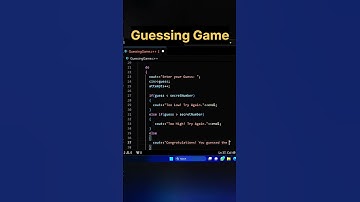 Number Guessing Game using C++🤯 | Code Leos#shorts#coding#programming#guessinggame#cpp
