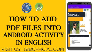 How To View Pdf Files In Activity In Android Studio