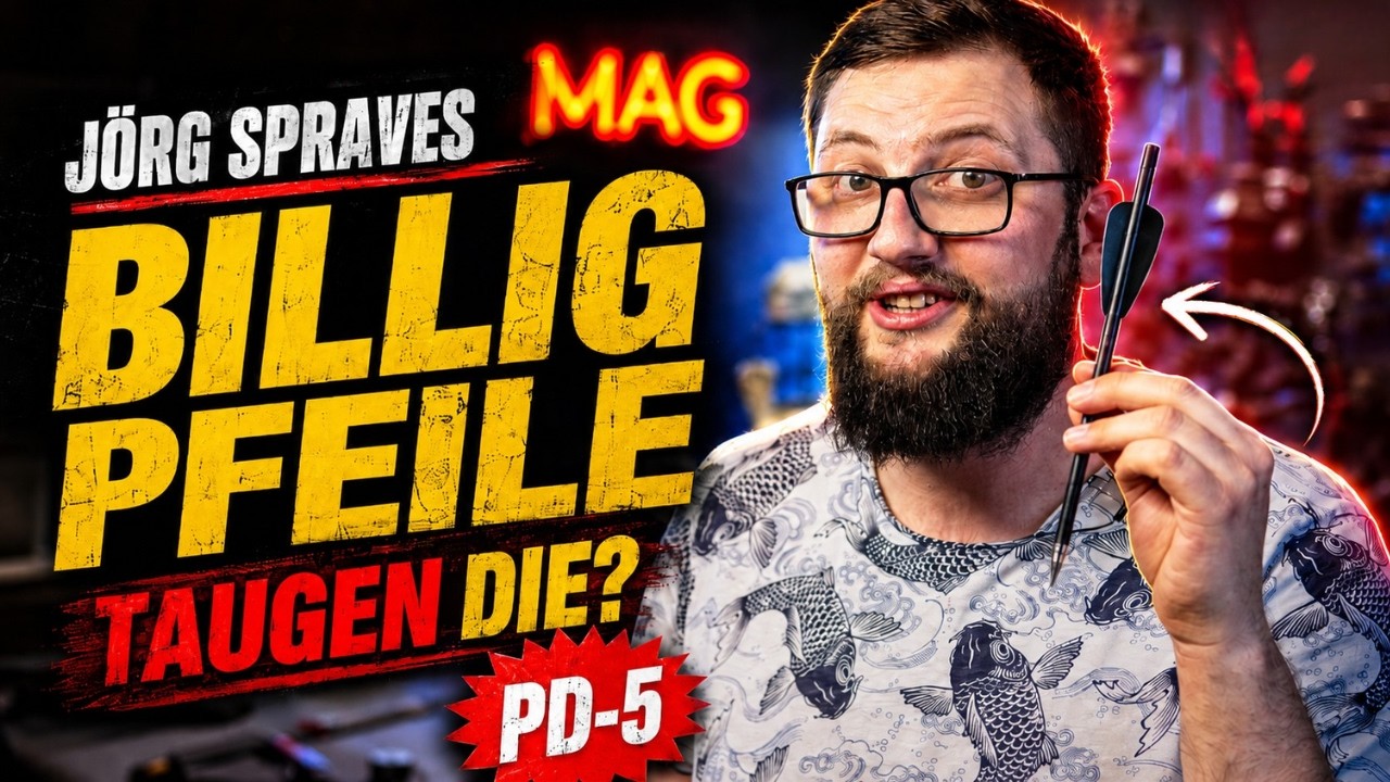 Jörg Spraves GoGun Billigpfeile in der PD-5 getestet