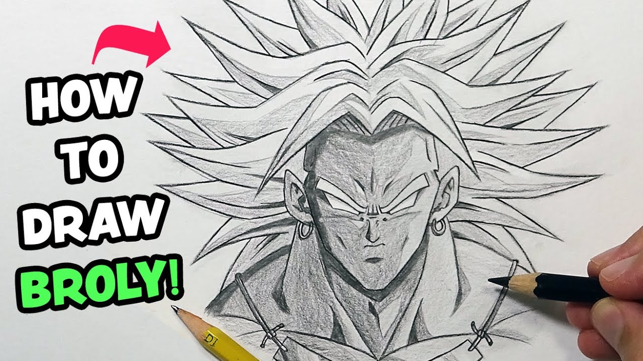 Como Desenhar o Broly [Dragon Ball Z] - (How to Draw Broly) - DBZ #2 