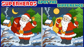 Find the 6 differences | Only Superheros spot the difference | #find5difference #quizzes  #challenge