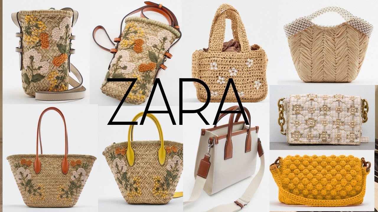 ZARA New Collection Bags | Classy & Stylish Women Bag | Raffia Basket Bag |  Shoulder Bag | Handbag - YouTube