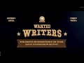 Wanted writers  flying dosa films  kannada