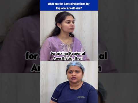 What are the Contraindications for Regional Anesthesia?