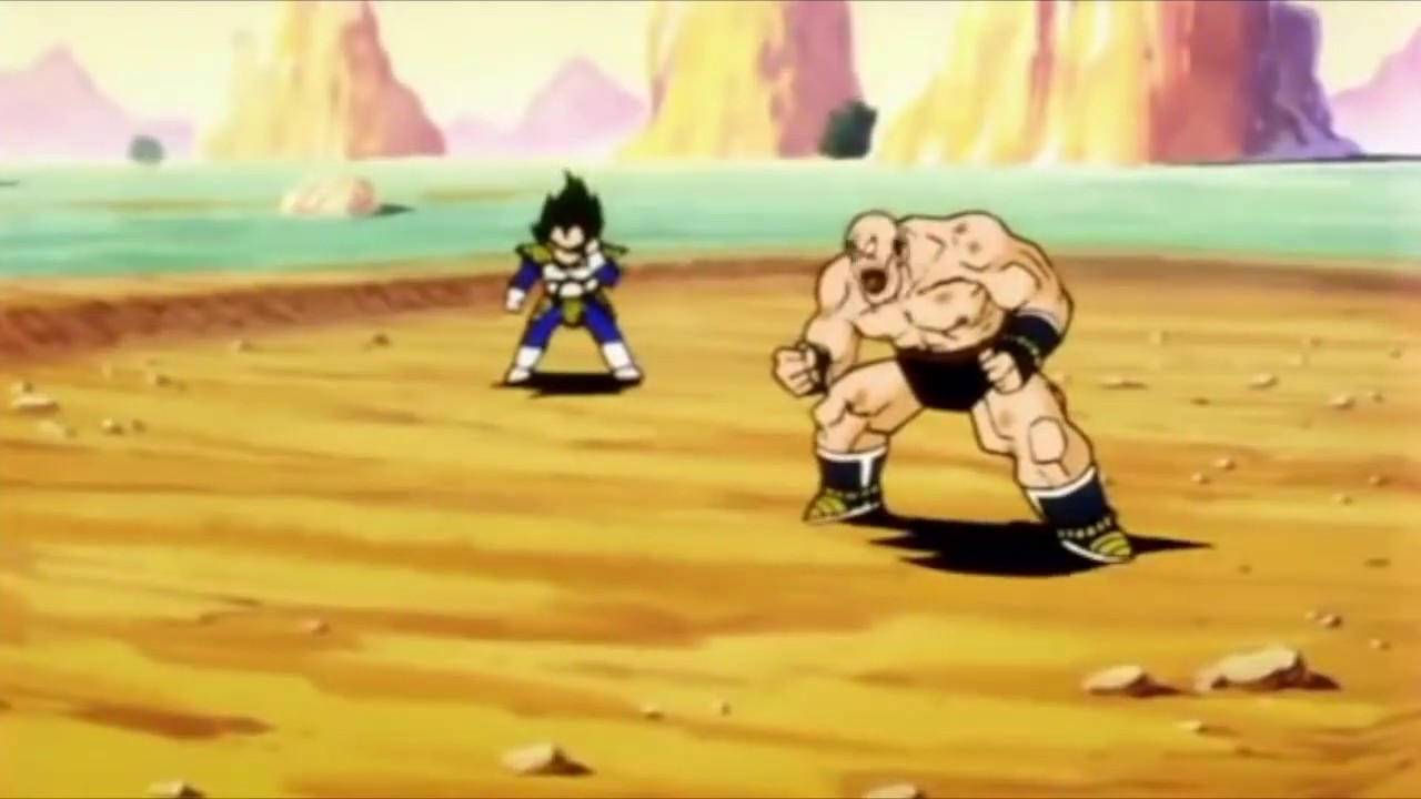 DBZ Abridged "Over 9000!" except Vegeta says it properly