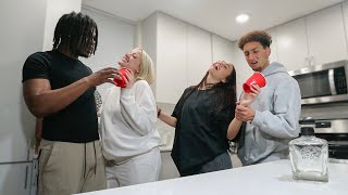 DRUNK PRANK ON THE BOYS *THEY WERE HEATED*