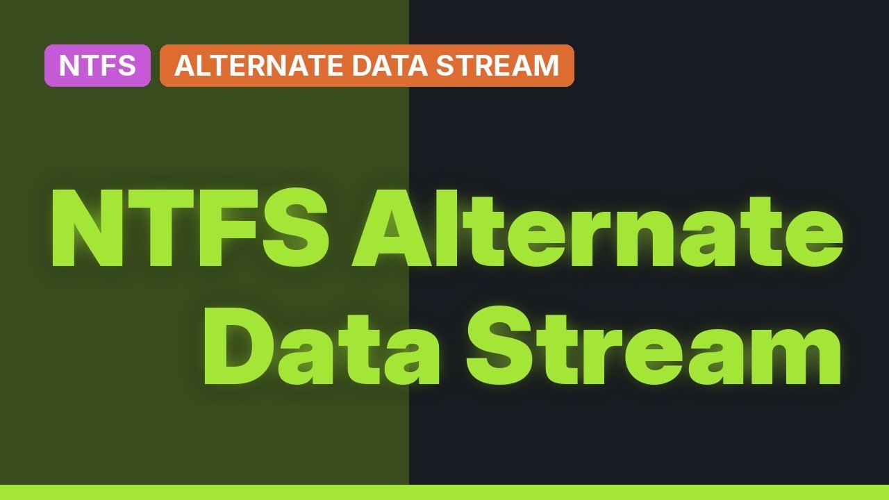Programs that use NTFS Alternate Data Streams for steganography? - YouTube