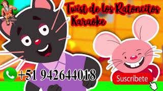 Video thumbnail of "El Twist de los Ratoncitos - Michi-guau  PISTA ORIGINAL KARAOKE"