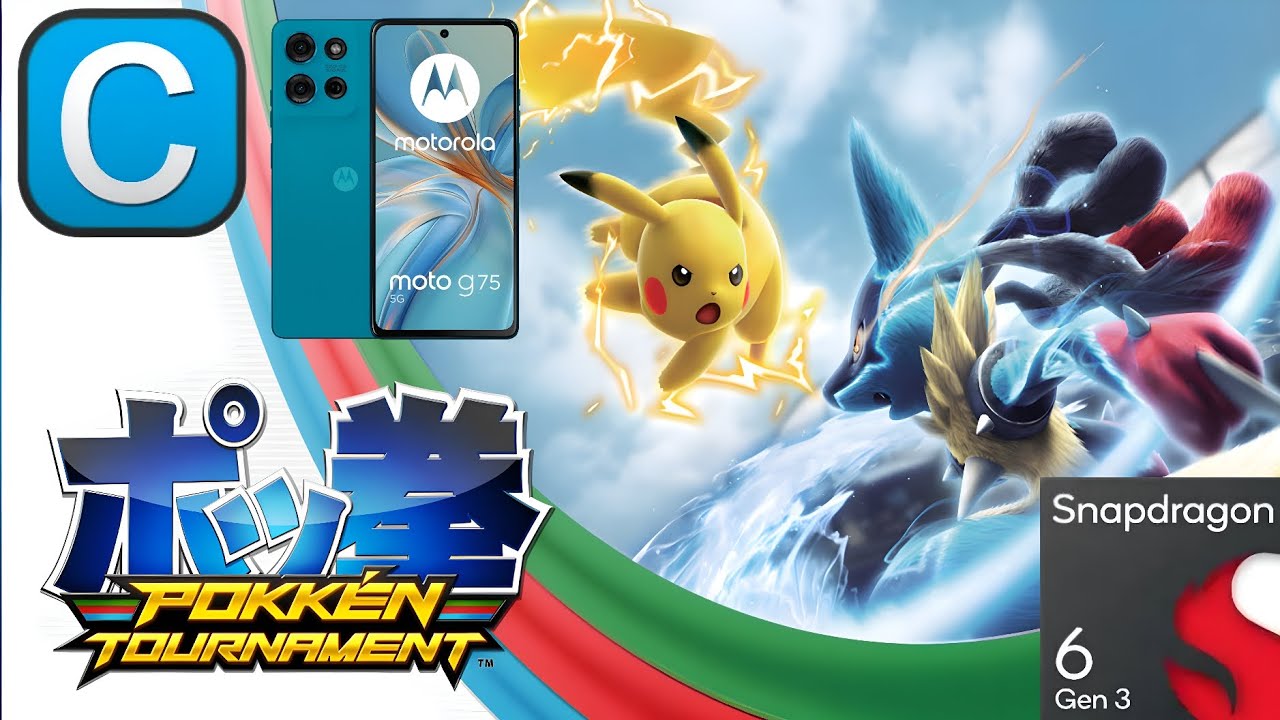 Moto G75 Snapdragon 6 gen 3 Test Pokkén Tournament Wii-U Cemu Android 0.3 