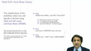 CHEM3006 - 27 - Hard soft acid base theory screenshot 1