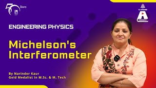 Michelson's Interferometer | Engineering Physics | S Chand Academy