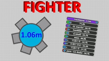 Diep.io | 1.06M Fighter - How To Get To 0.1 Health!