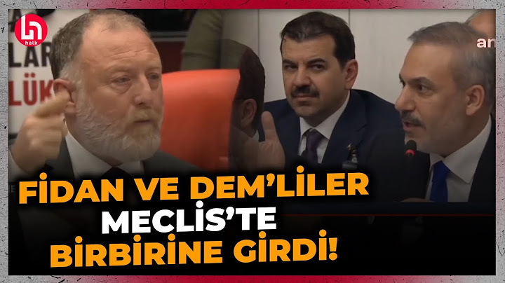 Meclis'te tansiyon bir anda yükseldi: Bakan Fidan ve DEM Partililer arasında sert tartışma yaşandı!
