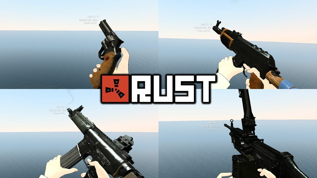 Gmod รีวิว Mod อาวุธจากเกม Rust - YouTube