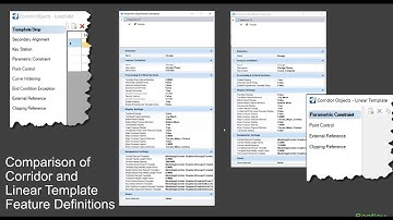 Video 14 4 Corridor and Linear Template Feature Comparison