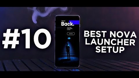 Best Nova Launcher Setup #10 (Amoled Edition) //YP