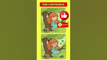 99% of people cannot find 3 differences! #shorts #viral